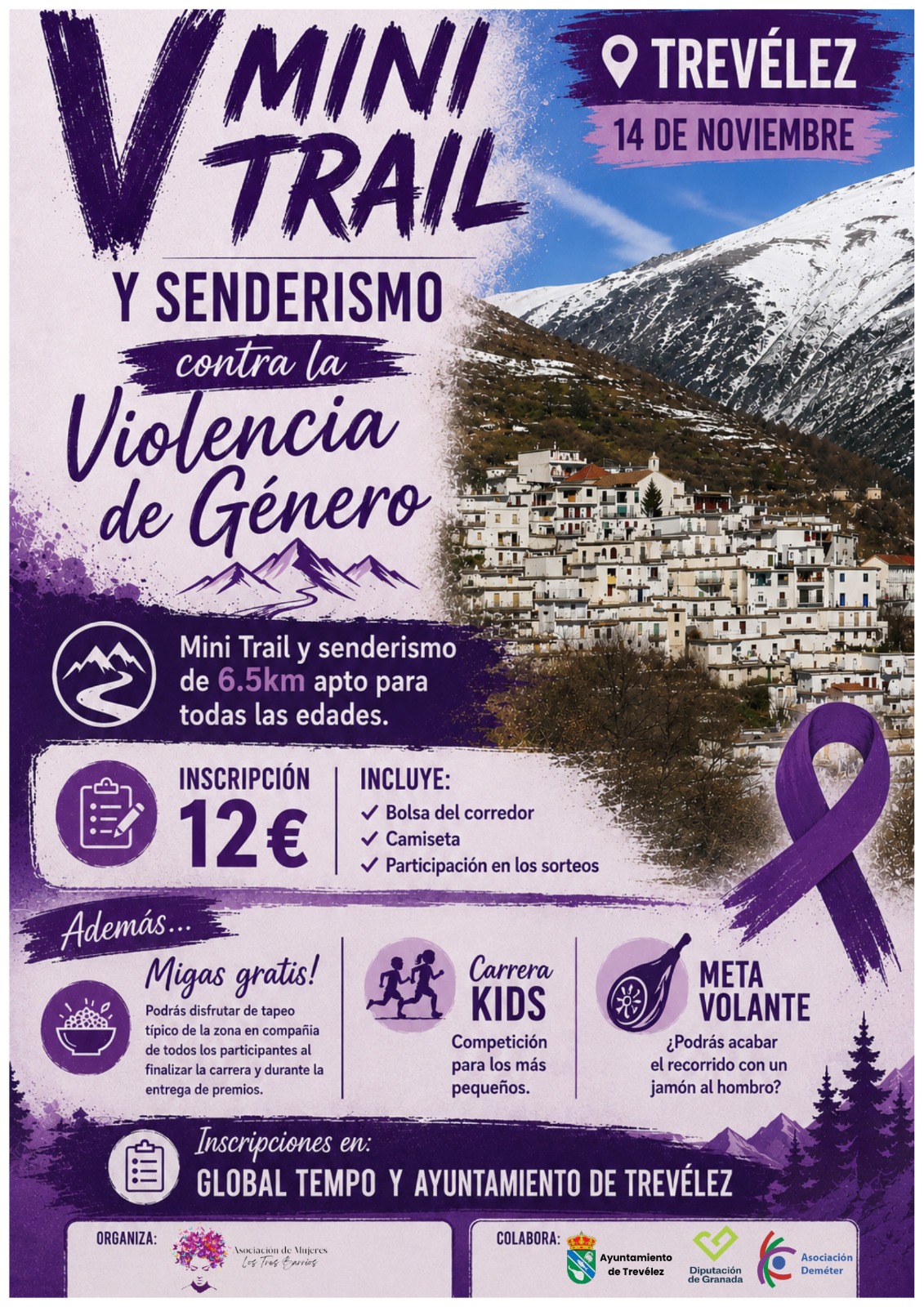 V MINITRAIL Y SENDERISMO CONTRA LA VIOLENCIA DE G�NERO